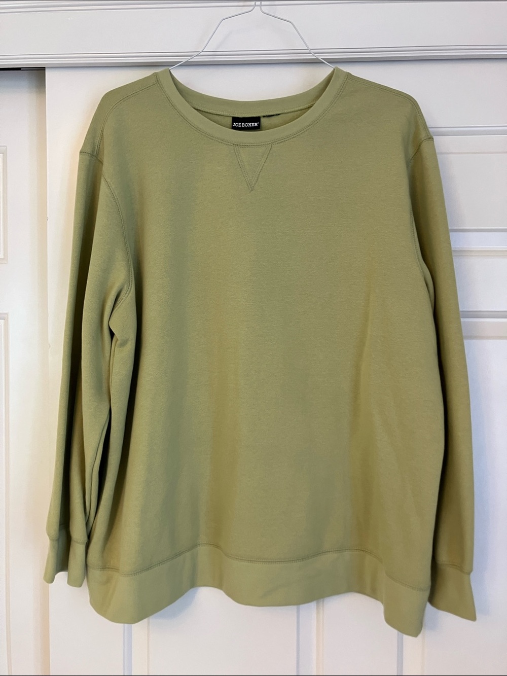 Joe Boxer Men's Light Sage Green Crewneck Sweatshirt